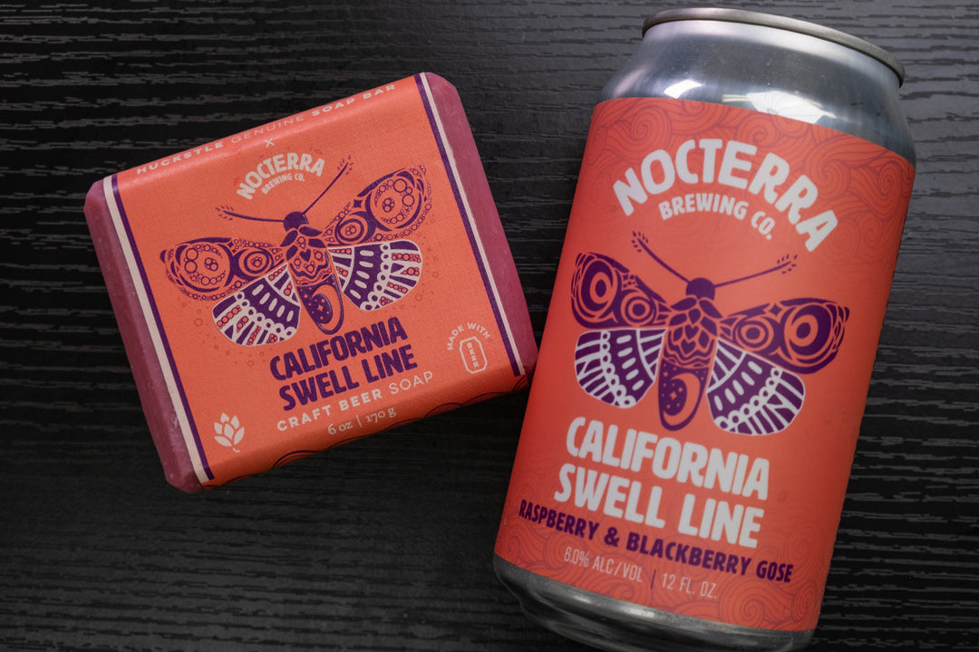 California Swell Line Craft Beer Soap Bar